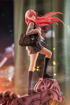 MILÁČIK v FRANXX anime postavy Nula Dva 28 cm Študent jednotné Koberčeky mini sukne PVC akcie obrázok Model Kolekcie Bábika Dary