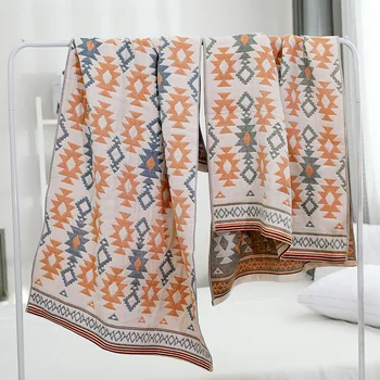 Japonský bavlna veľkosť štyroch vrstiev gázy osuška Domácnosti absorpčné uterák Námestie pláž uterák T21