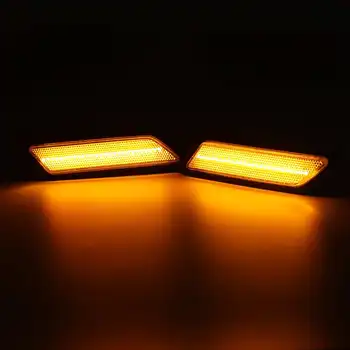 2x LED Údené Strane Predný Nárazník Značka Reflektor Svetlo obrysové Svetlá dekoratívne osvetlenie pre BMW F30 F31 Roky 2013-3-Series