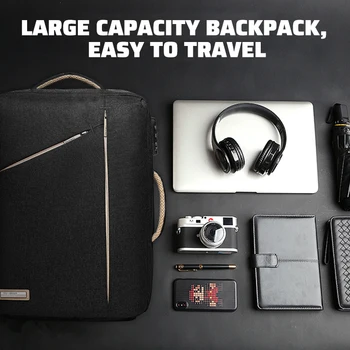 Pánske Multifunkčné Anti-Theft Business Backpack 15.6-palcový Notebook Taška Vonkajšie Veľká-Kapacita na Krátke Vzdialenosti, Cestovná Taška