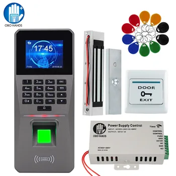 OBO TCP/IP/USB Systém Kontroly Prístupu Auta RFID snímač Odtlačkov Biometrické Rám Skla Dverí Nastaviť Elektronické Magnetické/Strike/Skrutka Zámok