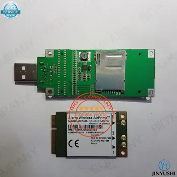 JINYUSHI pre Sierra Wireless MC7455+Pcie do Adaptéra USB FDD/TDD LTE 4G CAT6 DC-HSPA+ GNSS USB 3.0 rozhranie MBIM