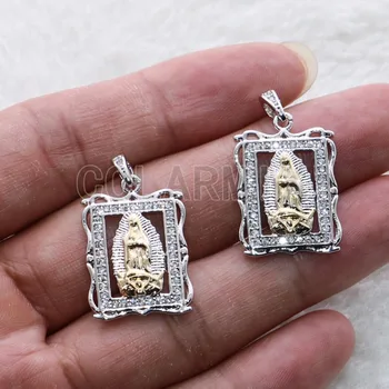 10 kus Panny Márie, prívesky, obdĺžnik retro Barokový šperky, prívesky Príslušenstvo pre náhrdelník veľkoobchod šperky kúzlo 3823