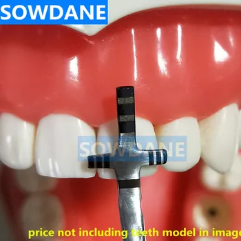 Nový Typ Zubná Ortodontická Estetické Zuby Koruny Rozchod Zubný Implantát Meracie Pravítko Priemerky Nehrdzavejúcej Ocele