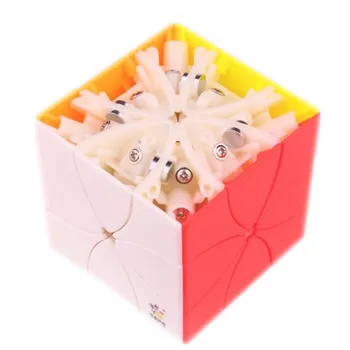 Yuxin Osem Lístkov Kocky 3x3 Magnetické Podivný Tvar Osem Listov Kvety Magic Cube