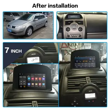 DSP Android10.0 Auto DVD Prehrávač, GPS Navigáciu Pre Renault Megane 2 Pôsobeniu 2002-2008 Navigácia Rádio multimediálny rekordér vedúci jednotky