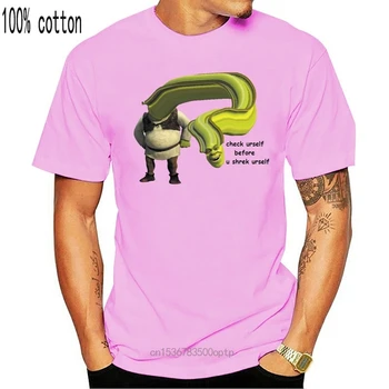 Móda Pohode Mužov tričko Ženy Vtipné tričko Shrek Sami Pred Vrak Seba Tričko na Mieru Vytlačené T-Shirt