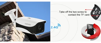 HD 1080P IP Kamera, Bezdrôtové Wifi Bullet Camara Vonkajšie Nepremokavé Nočné Videnie IR Onvif P2P Home Security Camara 2018