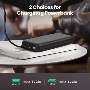 Dbg Power Bank 20000mAh Externé Mobilné Nabíjačky Batérií Prenosných Rýchlo Telefón Nabíjačka pre Samsung S10 iPhone 8 Mini Poverbank