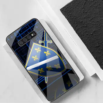 Bosna a Hercegovina vlajka Telefón Prípade Tvrdeného Skla Pre Samsung S20 Plus S7 S8 S9 S10 Plus Poznámka 8 9 10 Plus