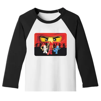 Ninja Úplne Nové, Baby, Dievčatá, T Košele Chilren Oblečenie Deti Oblečenie Chlapci Dlhý Rukáv T-shirt Dievčatá Blúzky Tielko Anime Topy