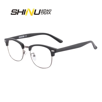 SHINU optické rám anti blue ray okuliare mužov progresívna multifokálna okuliare na čítanie ako predpis, s valec stupeň