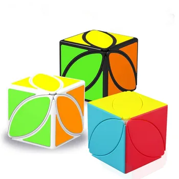 QiYi Mofangge Ivy Kocka Leaf Rýchlosť Kocka Podivný Tvar Kľukatých Magic Cube Fanxin Zcube Diabol Oko Verzia Psa Verzia Stickerless