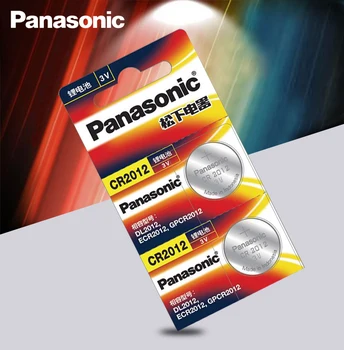 5 ks Originál Značky nová batéria PANASONIC cr2012 3v tlačidlo bunky mince batérie pre hodinky počítač cr 2012