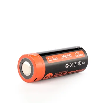 USB 26650 3,7 V 5000mah Li-ion USB Lítiová Nabíjateľná Batéria pre Mobilné napájania zálohovanie napájania