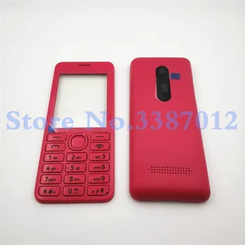 Pôvodný Pre Nokia Asha 206 2060 Plný Bývanie Kryt Rám Dverí + Batéria Zadný kryt+Klávesnica + Logo