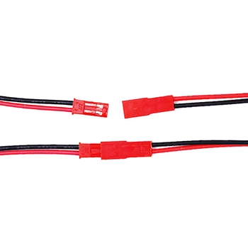 100pair/veľa 100mm 10 cm JST Zapojte Batérie ESC Mužskej & Žena Drôt 2 Pin Konektor, 20% zľava