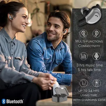 Bezdrôtové Slúchadlá Bluetooth 5.0 Slúchadlá Slúchadlá Handsfree Mikrofón, Športové Headset Herné Headset s Vstavaný Mikrofón Telefónu