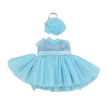 NPKDOLL Bebe Reborn Bábiky Oblečenie 10-12 palcový bábika príslušenstvo Krásne Módne Odevy, Ružové a Biele Deti Ručné