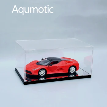 Aqumotic Akryl Display Box Prípade Akumulátorových Jasné Cube Box Prachotesný Obrázok Toy Model Skladovanie Auto Údaje Bábika Vlastná Veľkosť