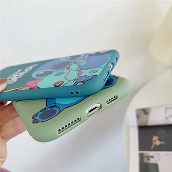 Disney Karikatúry Lilo a Stitch IPhone 11 puzdro mäkké TPU 3D Tlač Obrázok Hračky pre Dievčatá Chlapci