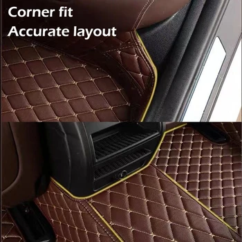 MIDOON kožené Auto podlahové rohože pre haval F7 2019 2020 2021 Vlastné auto nohy Podložky automobilový koberec kryt
