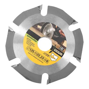 125 mm Circular Saw Blade Spekané Karbidy Sklopiť Dreva, Rezanie Disk 6 Zuby Tesárstvo Príslušenstvo pre Uhlové Brúsky