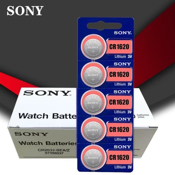 100pc/veľa Sony Originálne CR1620 gombíkovú Batériu Pre Sledovať Auto Diaľkové Tlačidlo cr 1620 ECR1620 GPCR1620 3v Lítiové Batérie