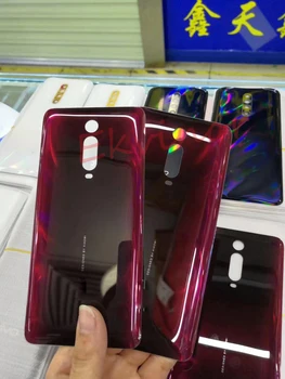 2ks vysoko kvalitný zadný kryt pre Xiao Redmi K20 kryt batérie zadné dvere, zadné sklo puzdro s logom + Lepidlo
