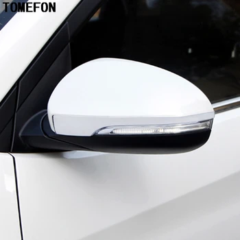 TOMEFON 2 KS Pre Hyundai Tucson 2016 2017 Nehrdzavejúcej Ocele Spätné Zrkadlo Odreniny Čalúnenie Pás je Dekoratívne Lišty Výbava Auta Styling
