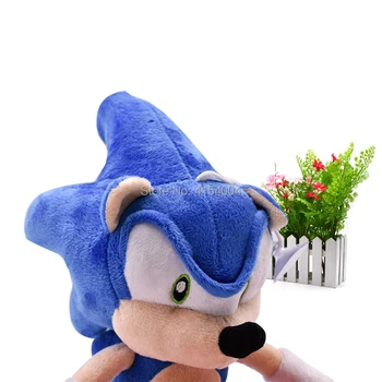 20 ks/veľa Sonic Mäkké Bábiky Modrá Sonic Cartoon Zvierat Plnené Plyšové Hračky Obrázok Bábiky Halloween Vianočný Darček Pre Deti
