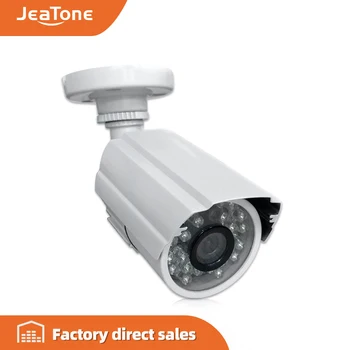 JeaTone 1080P AHD Bezpečnosti Ulici Fotoaparát, Video Dohľad Vonkajšie Nepremokavé Bezpečnostná Kamera Biela Farba, 15M INFRAČERVENÉ Nočné Videnie