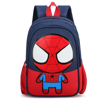 Spiderman Školské Tašky Pre Deti, Chlapci Dievčatá Škôlky A Základnej Školy Batoh 3-5-8-Rok Superhrdina Nepremokavé Mochilas