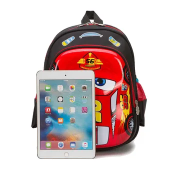 Disney 3D auto taška ortopédia školské tašky pre Chlapca Deti nepremokavé Školské tašky Teenager Schoolbags Deti Študentské Batohy