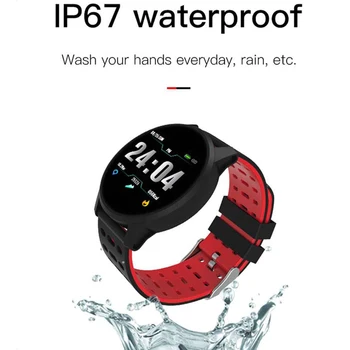 B2 Šport Smart Hodinky Mužov Nepremokavé Smartwatch IP67 Dynamické Srdcovej frekvencie, Krvného Tlaku Kyslíka Monitor Kolo Vytáčanie Inteligentné Kapela Ženy