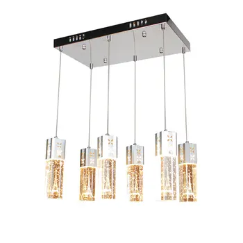 LED krištáľové lustre tri reštaurácia, jedáleň, lustre moderné jednoduché kreatívne romantickú osobnosť bar lampy 110-240V