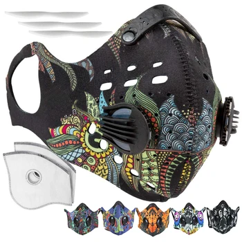 GLORSUN Cyklistické Masku na Tvár Umývateľný Anti Smog Prachu Čerstvého Vzduchu, Filtre pm25 motocykel jemné veľkoobchod zápach školenia neoprénová maska