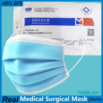 20-100 ks Real Chirurgickú Masku, Jednorazové Zdravotnícke Tvár, Ústa Ochranné masker Anti Virus Prachu chrípka Masque Chirurgické Lekárske Masky