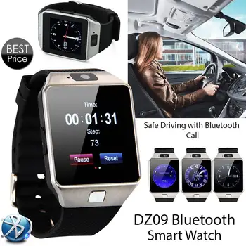 DZ09 Smartwatch Elektronické Bluetooth Smart Hodinky Digitálne Hodinky Krok Počítanie a Spánku Monitorovanie Náramkové hodinky
