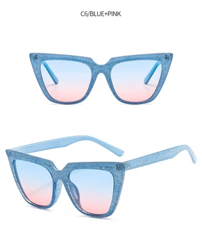 2020 Cat Eye slnečné Okuliare Ženy Gradient Šošovky Plastové Slnečné Okuliare Mužov Vintage Oculos Feminino Cestovné Jazdy Gafas De Sol UV400