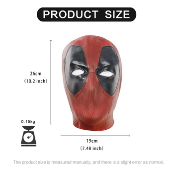 Cosmask Halloween Film Deadpool Cosplay Reality Dospelých Strany Kostým Horor Maska Maska Smrti Horor Karneval Cosplay Maska