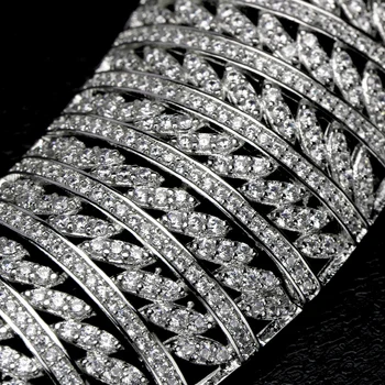 TIRIM Luxusné Zirconia Náhrdelníky Sady pre Ženy, Svadobné Zapojenie Svadobné Šperky Set pre Nevesty Jewelri Príslušenstvo Dubaj бижутер