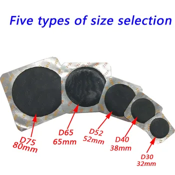 Päť typov kruhové prírodného kaučuku multifunkčné patch duše vákuové na opravu pneumatík opravy pneumatík nástroj pre údržbu
