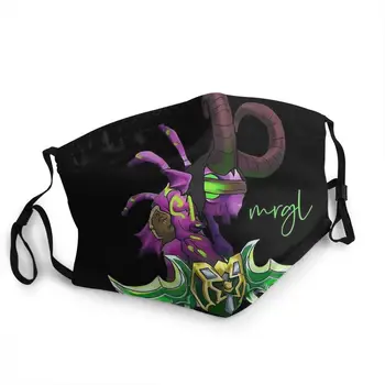 Mrgldari Mascarilla Masque Maska na Ústa Kryt World of Warcraft Role-playing Hra Tváre Ochranné