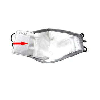 L. Zrkadlo Unisex Respirátor, Maska S Dýchaním Ventil Umývateľný Bavlnený Filter Uhlíkom PM2.5 Úst Masky a Dieťa Masky