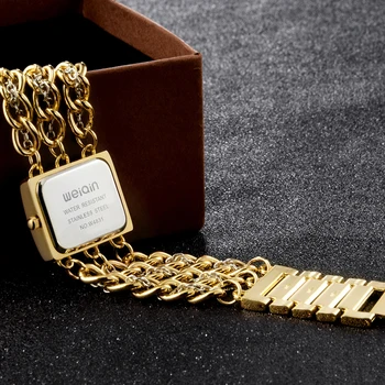 2020New Hot Luxusné Módne Zlato Drahokamu Dámske Hodinky z Nerezovej Ocele, Vodotesné Quartz Náramok Hodiniek Dámske Darčekové Reloj Mujer