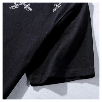 2019ss Mastermind Japonsko Dimonds Lebky Výšivky Ženy, Mužov, T košele tees Hiphop Streetwear Mužov Bavlnené tričko MMJ Svete
