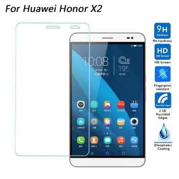 9H 0,3 mm Tvrdené Sklo Pre HuaWei Honor Mediapad X1 X2 7 Palcový Displej Chrániť Kryt Kryt Skla Fim v nevýbušnom Tvrdené