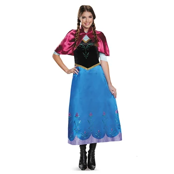 Dospelých Anna Elsa Šaty do hry Aladdin ' s Bohyne Jasmine Cosplay Kostým Detský Šaty Pre Dievčatá Strana Princezná Šaty Pre Batoľa Dievčatá
