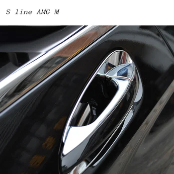 Auto Styling Pre Mercedes Benz C triedy E W212 W204 Vonkajšie Dvere Misy A Rukoväť, Ochranné Nálepky Zahŕňa Výbava auto Príslušenstvo